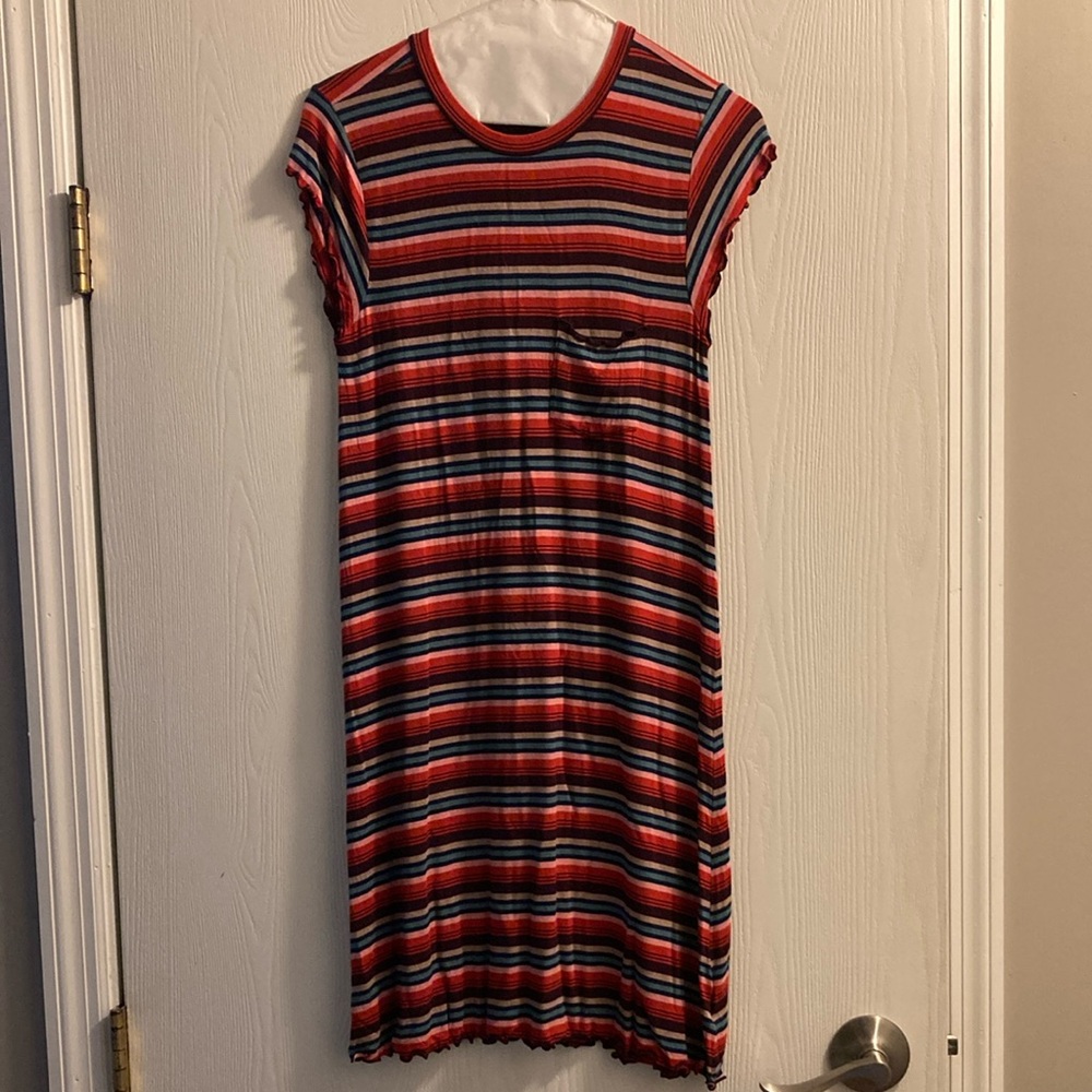 American Eagle Striped Tshirt dress